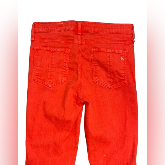 RAG & BONE Zipper Capri Orange - Picture 4 of 14